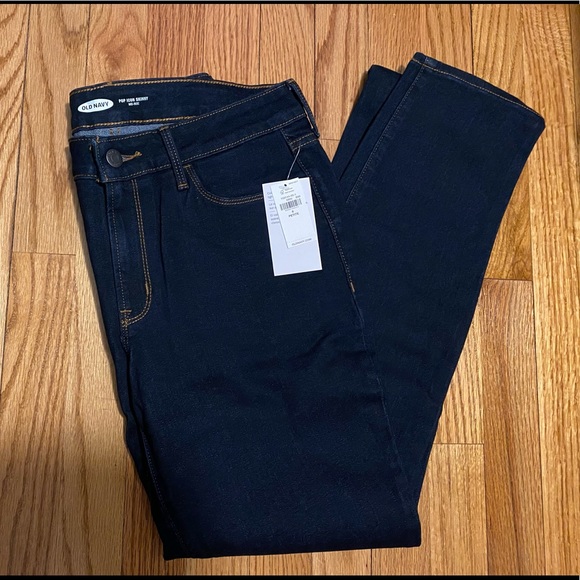 NWT Mid-Rise Pop Icon Skinny Dark-Wash Jeans 8P - Picture 2 of 7